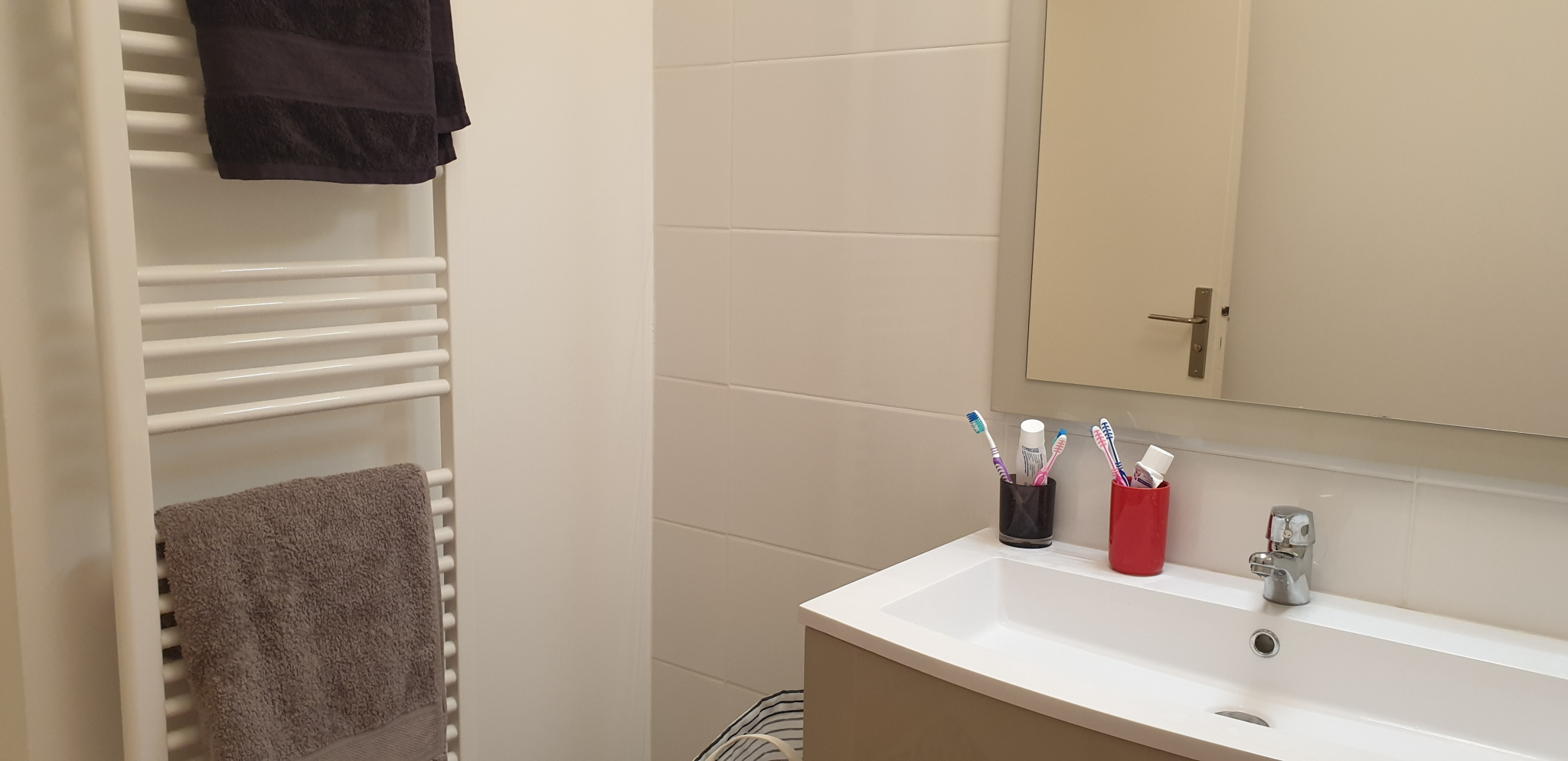 Salle de bain Location appartement Vacances Montpellier agence immobilière